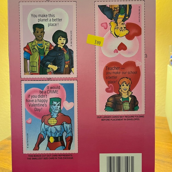 1991 and 1992 Valentines Day Cards - Picture 4 of 12